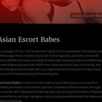 Asian Escort Babes
